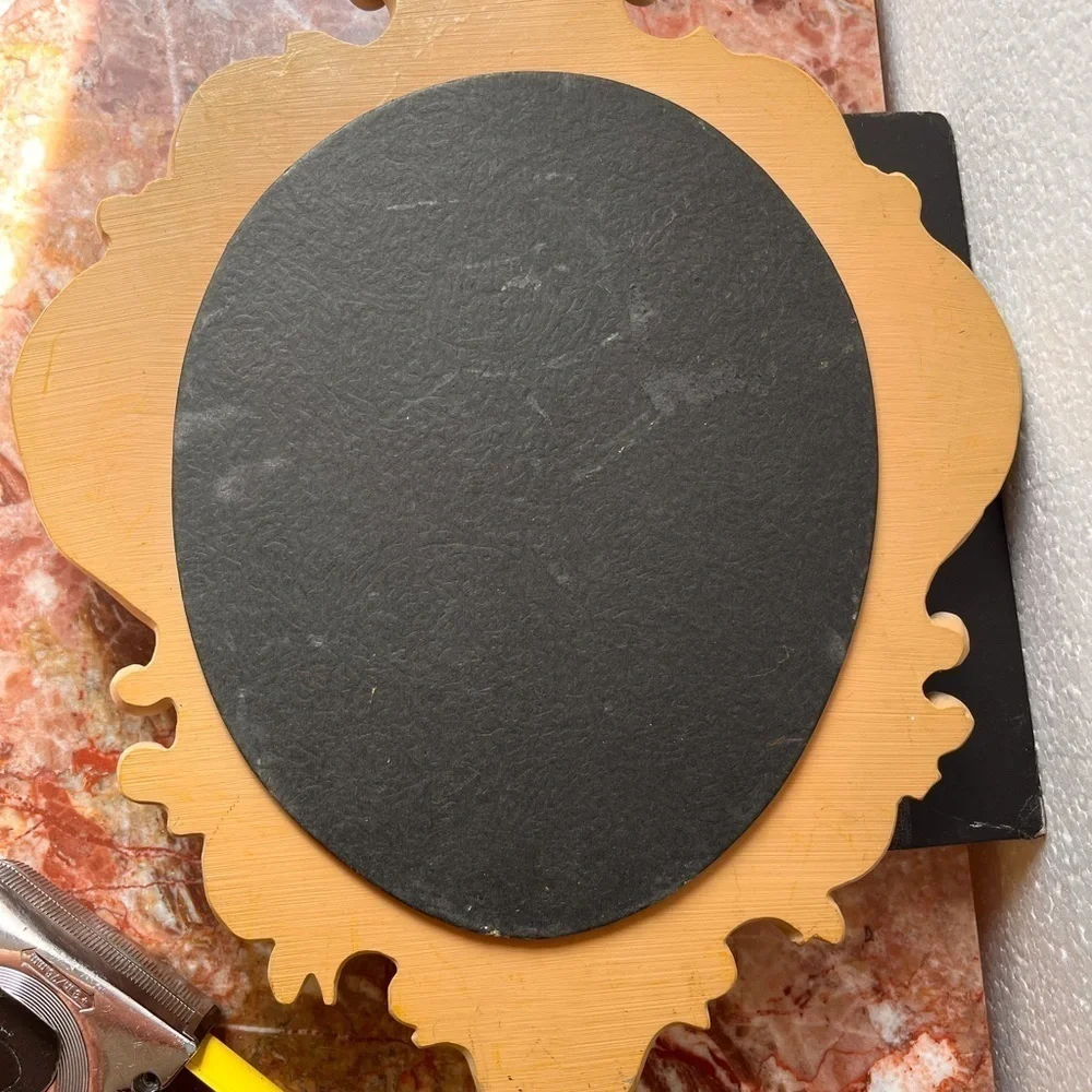 Vintage French Rococo style Oval Mirror wall mirror
